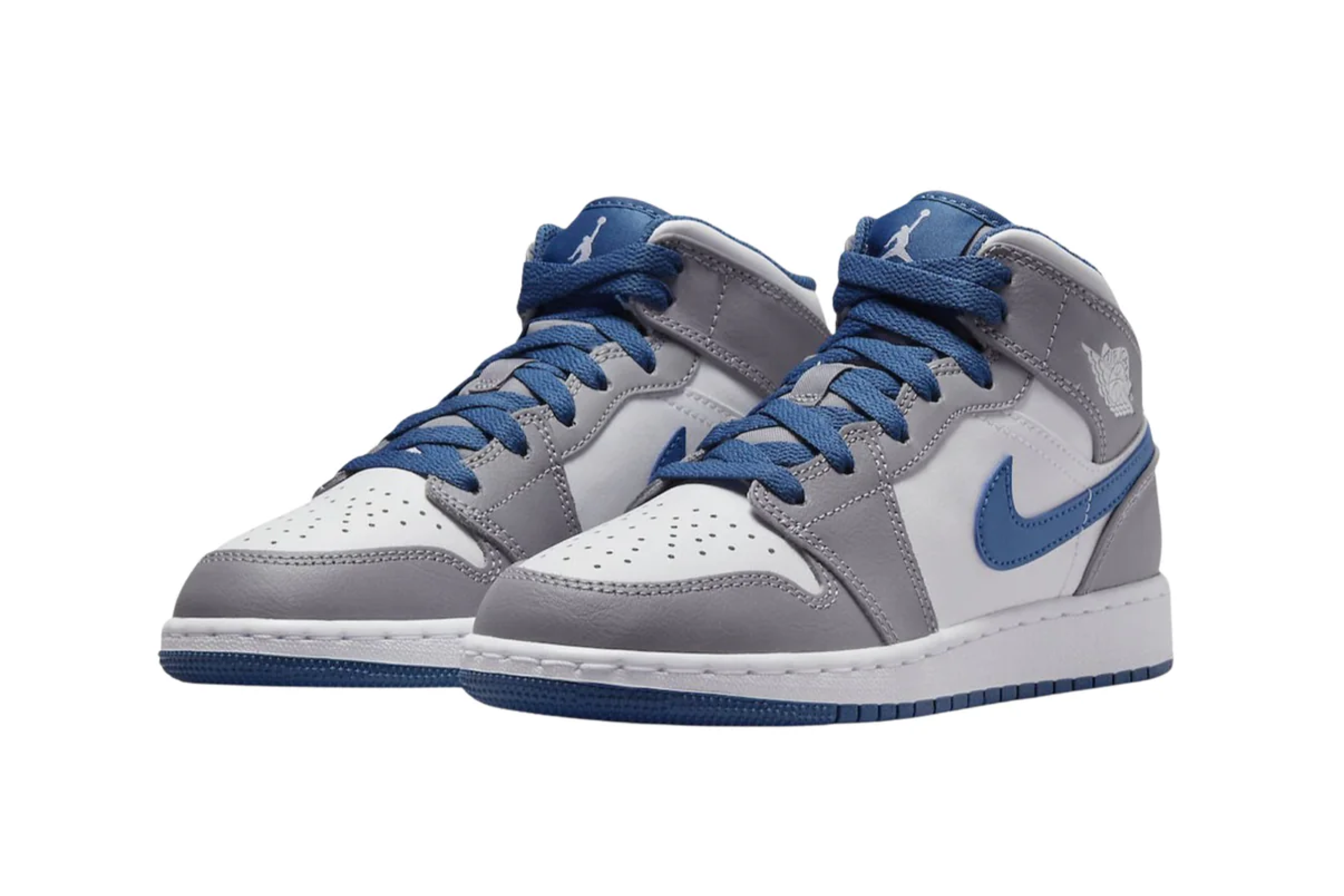 Air Jordan 1 Mid True Blue (GS)